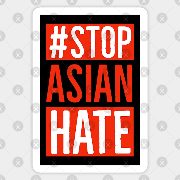 Stop Asian Hate Magnet by Suzhi Q